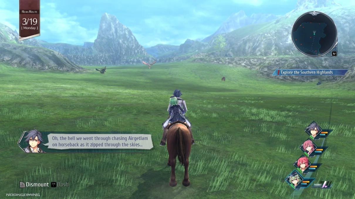 Exploring the overly large Nord Highlands while Class VII reminisces
