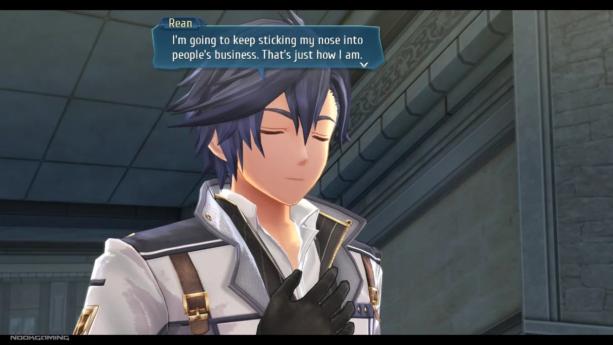Rean insisting on meddling in people's affairs