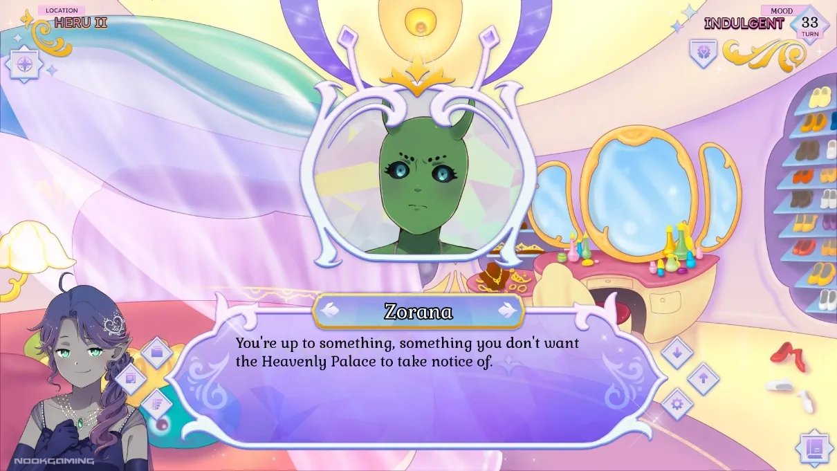 Blackmailing someone in Galaxy Princess Zorana