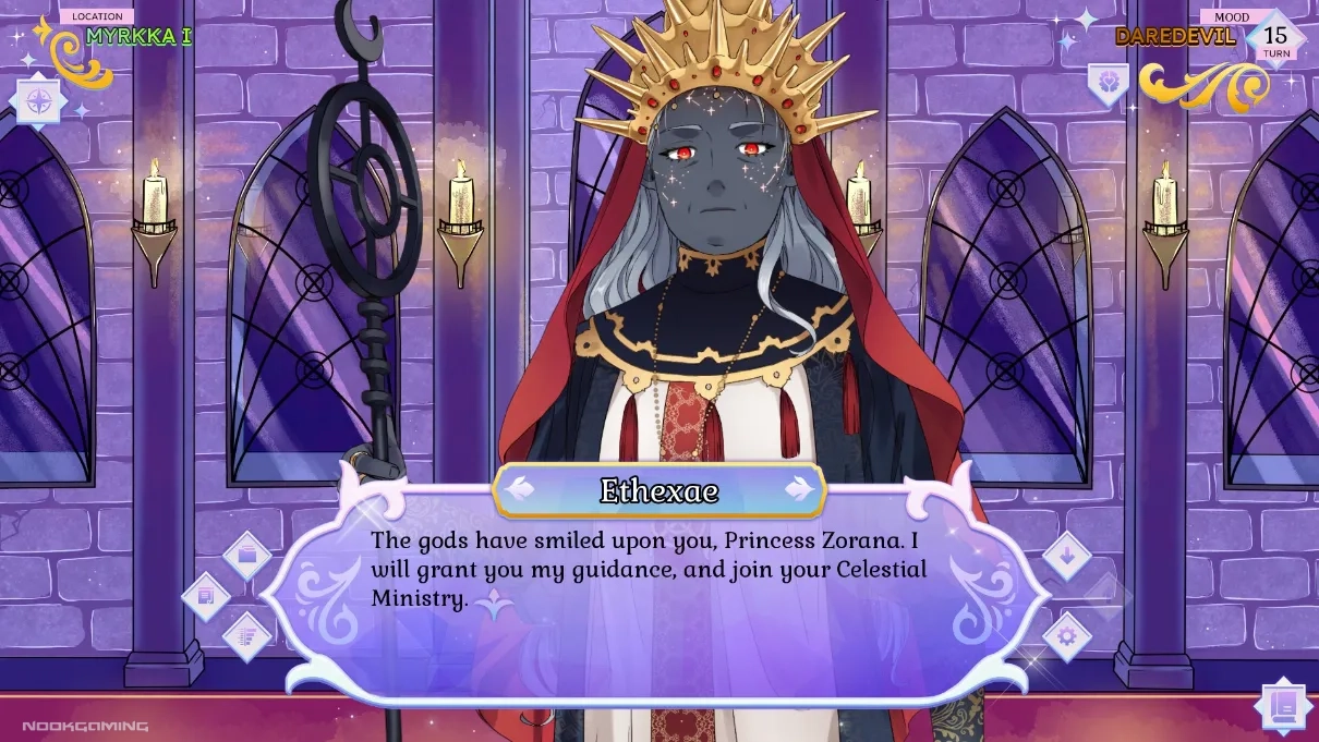 Gaining one of the more difficult Electors through a quest