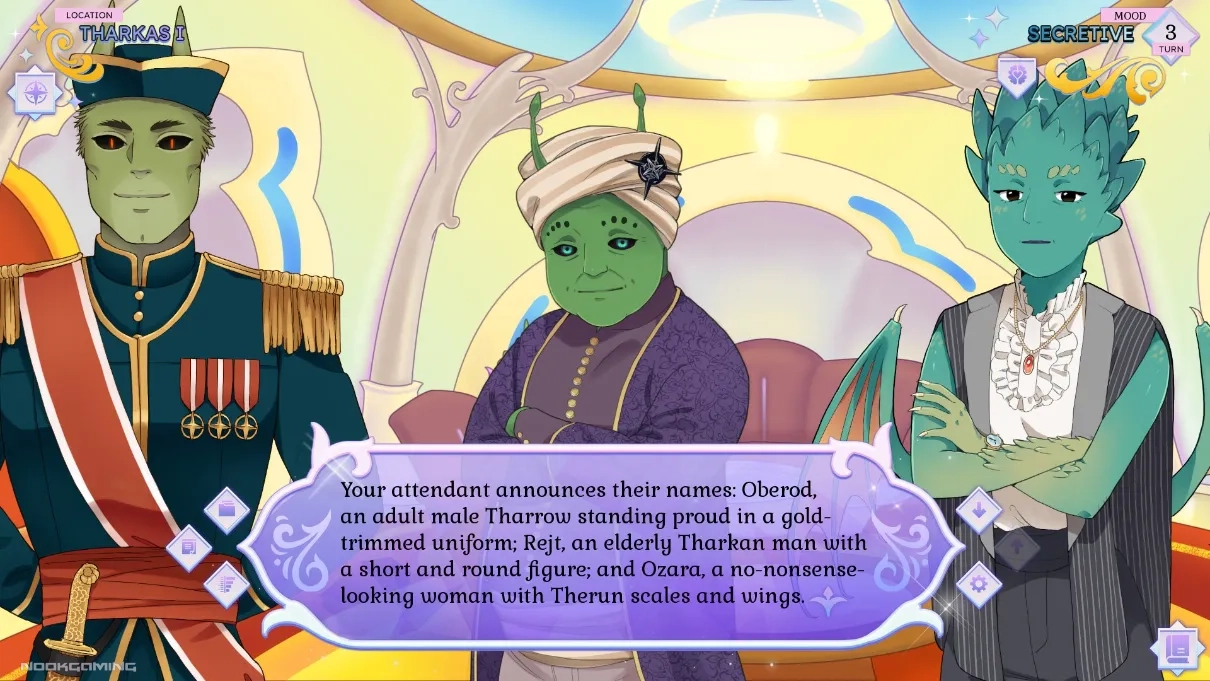 Three electors in Galaxy Princess Zorana