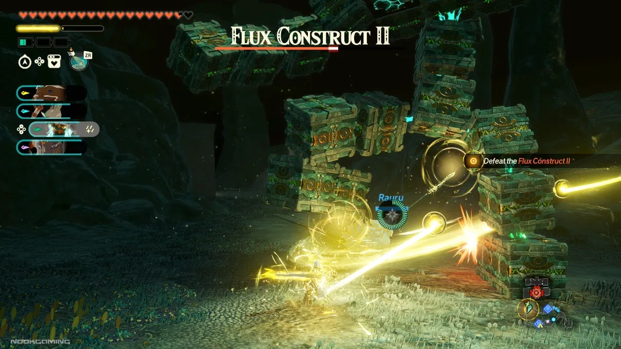 Using electricity on enemies of Hyrule Warriors: Age of Imprisonment