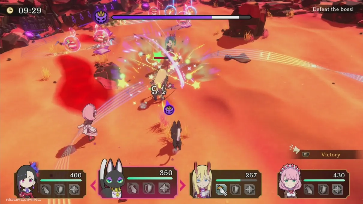 Combat in Etrange Overlord