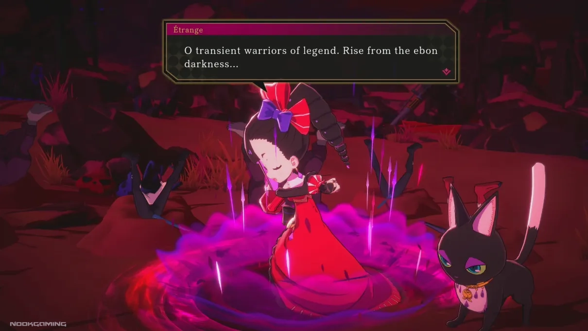 Étrange summoning the darkness