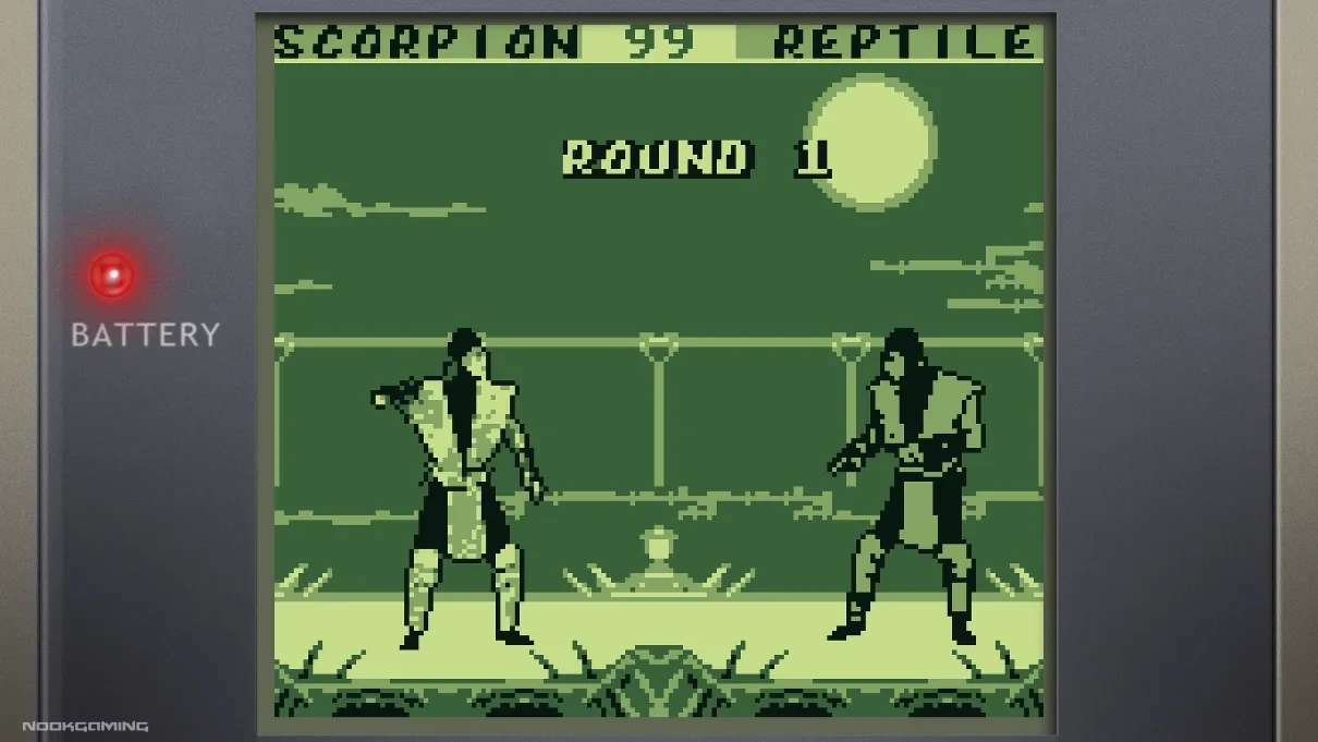 Game Gear Mortal Kombat fight