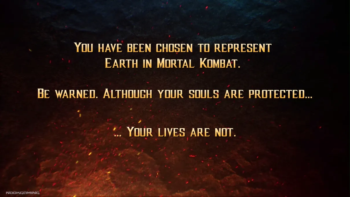 Intro card for Mortal Kombat: Legacy Kollection