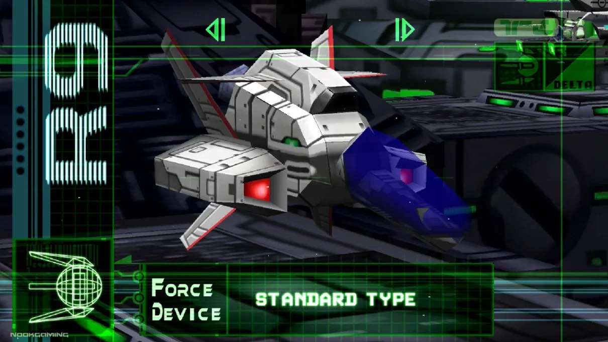One of the ships in R-Type Delta: HD Boosted