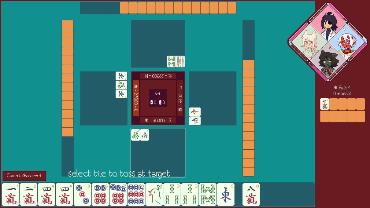 About to throw a tile at another player