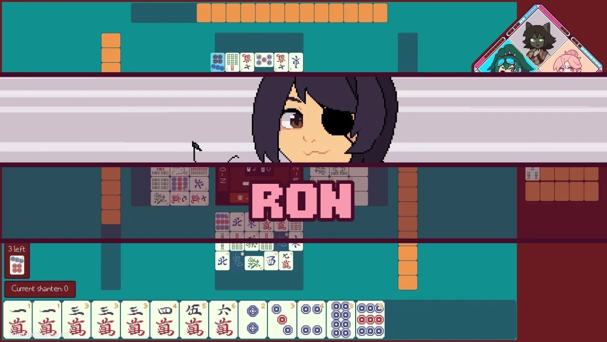 Calling Ron for a hand win
