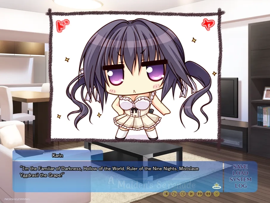 SD/Chibi Karin being a chuuni as usual