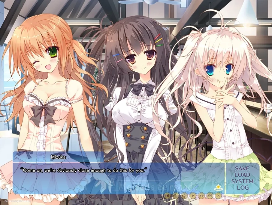 Mizuka, Matsuri, and Shione in A Maiden's Serenade