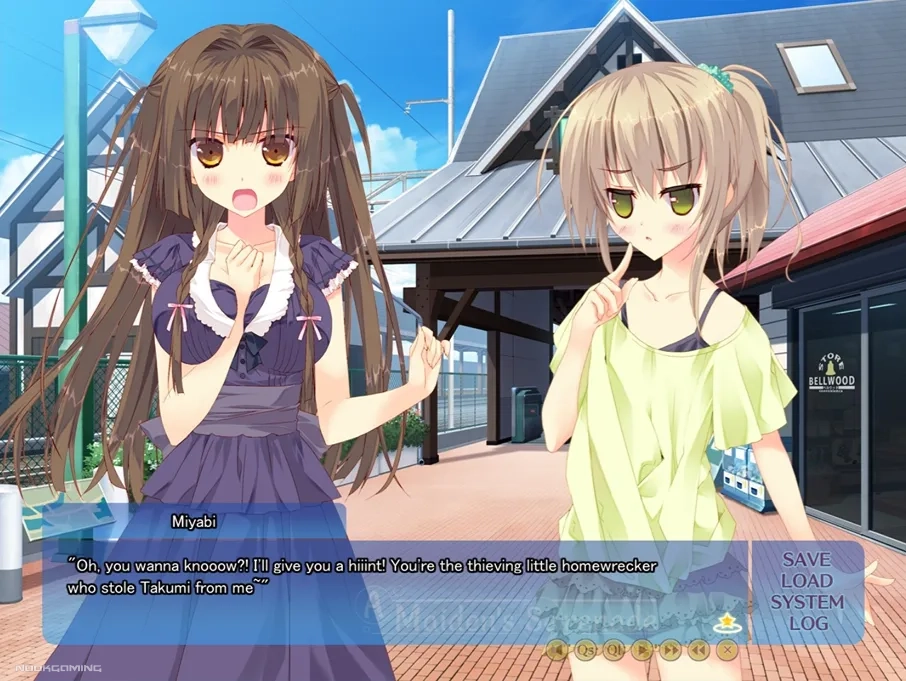 Miyabi jealous of Kaede