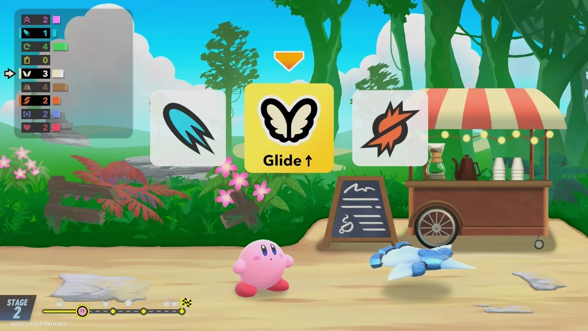 Kirby Selecting Glide