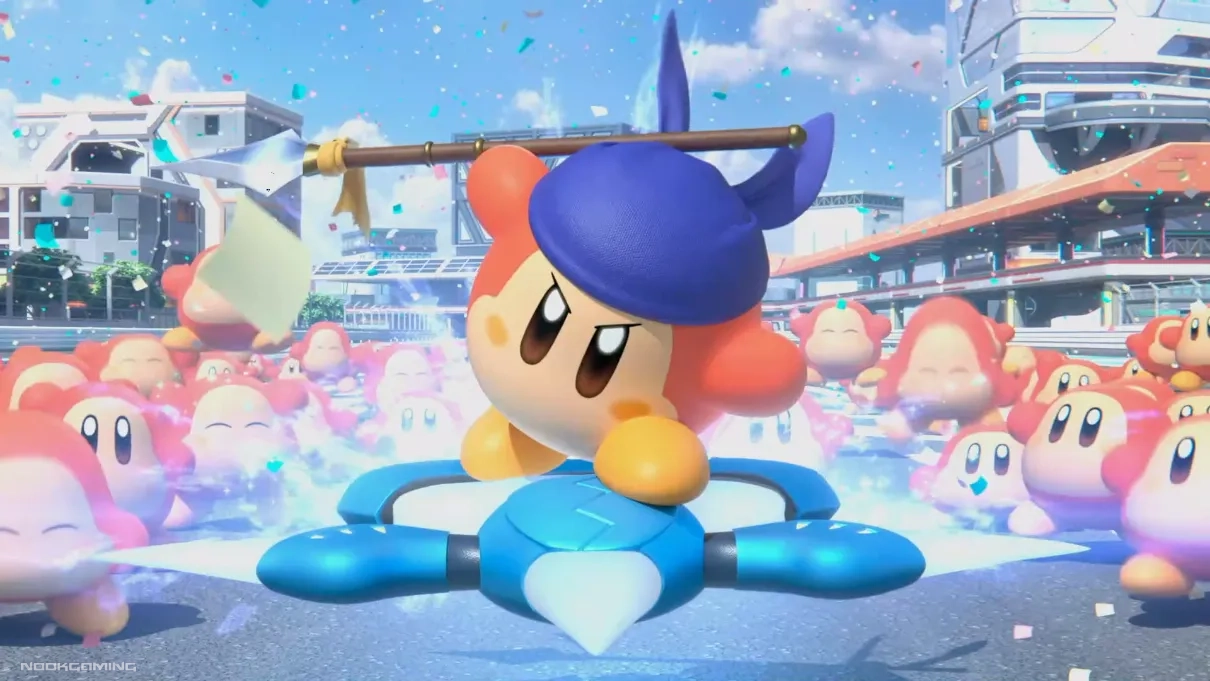Bandana Waddle Dee on a blue Star