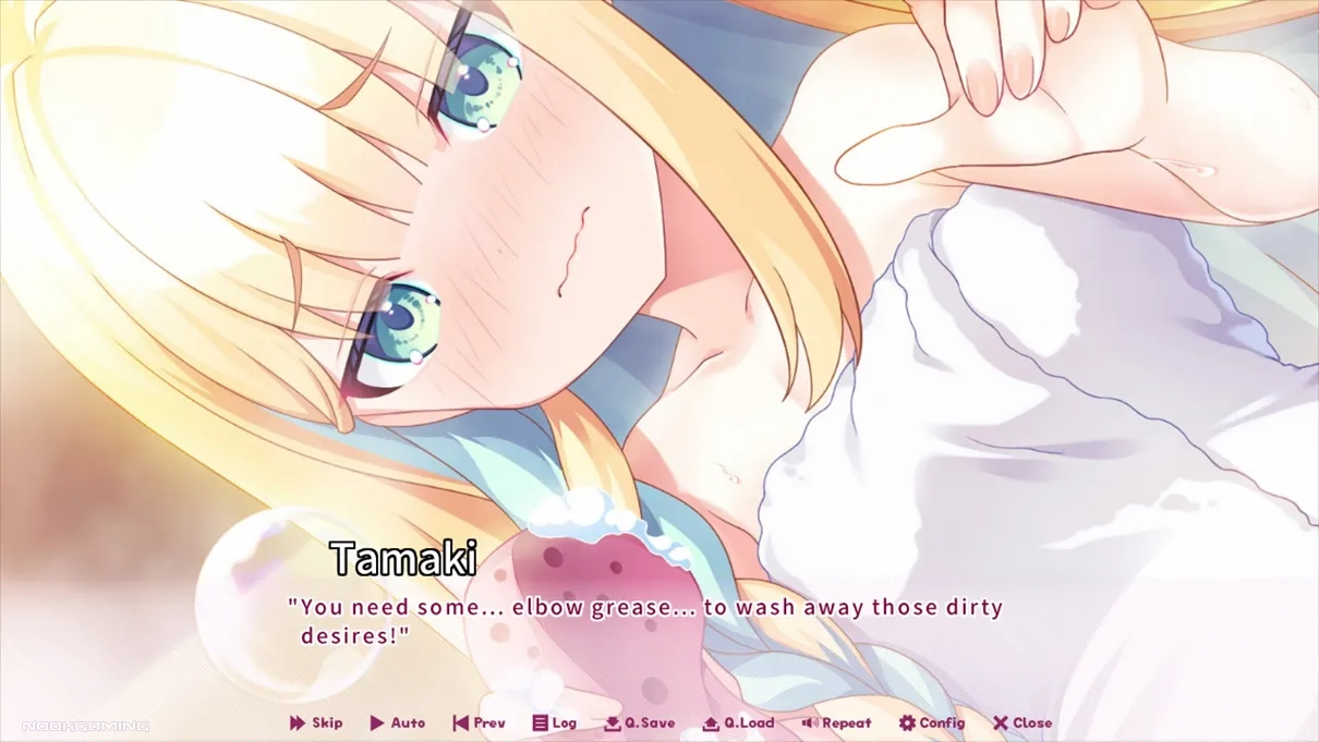 Tamaki and the lead up to a scene which requires you install the patch for Lovepical-Poppy
