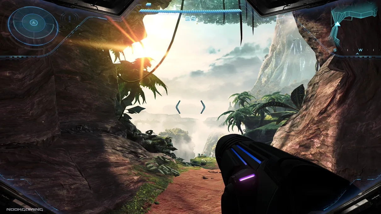 Nice-looking forest environment in Metroid Prime 4: Beyond