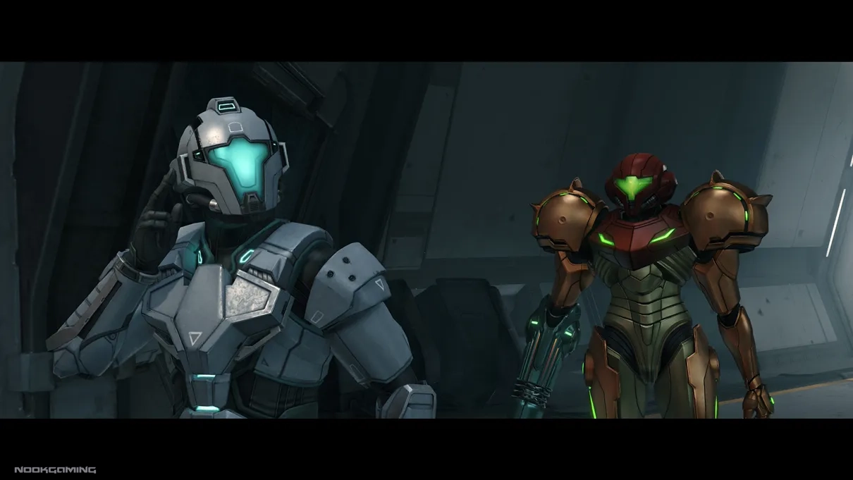 Cinematic Moment in Metroid Prime 4: Beyond