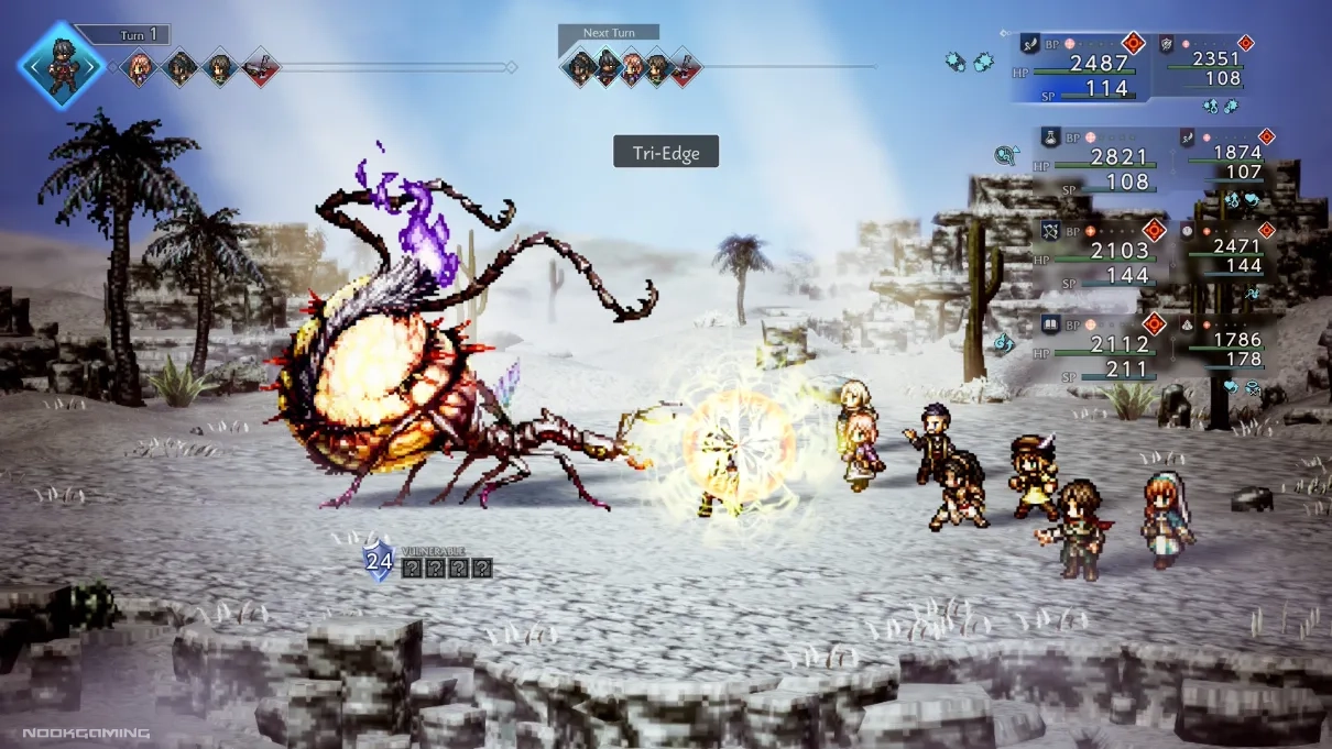 Octopath Traveler 0 Boss Battle