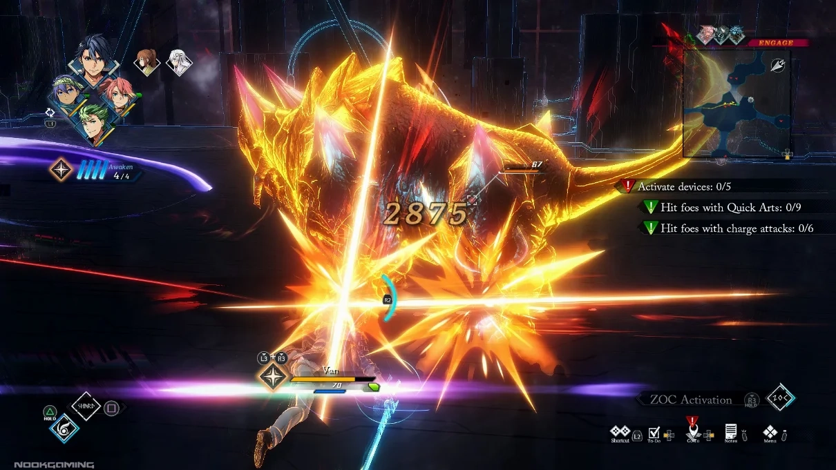 Using ZOC in a Field Battle in The Legend of Heroes Trails Beyond the Horizon