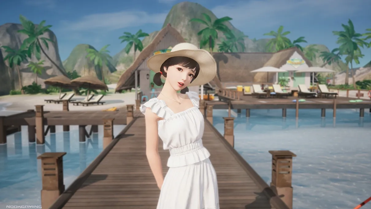 At a beach cabana in Focus on You