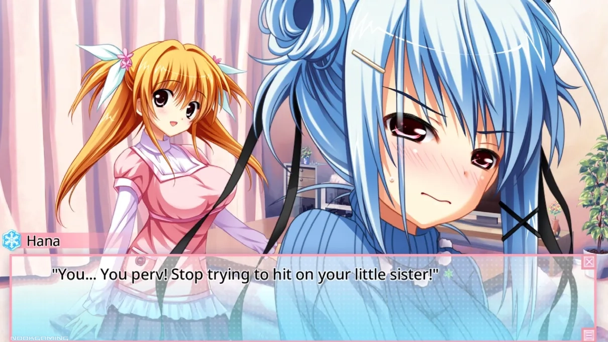 Hana (with Misaki) calling Kyouichi a perv